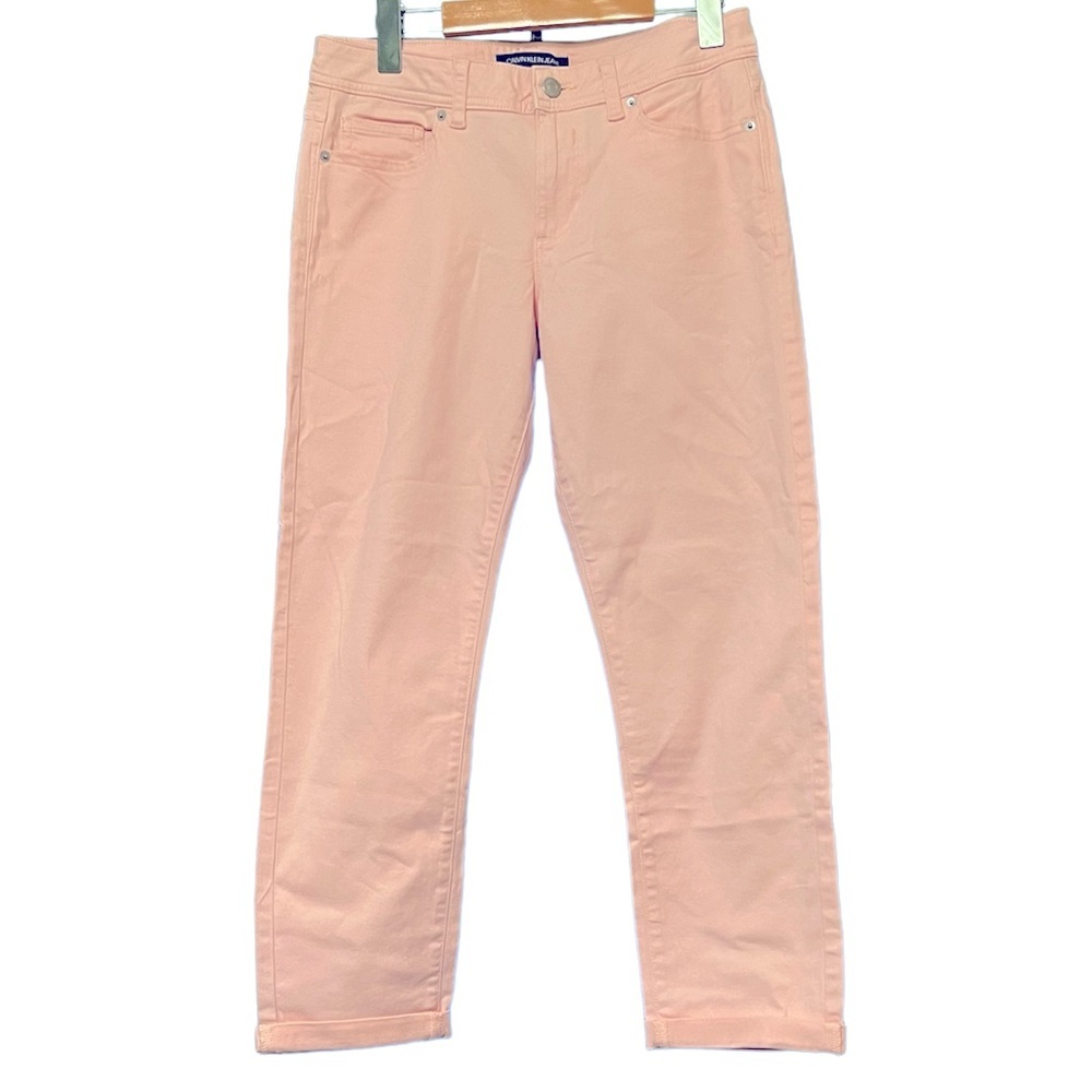 Calvin Klein Cropped Pants – Size 6 – Light Peachy Pink – NWOT